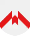 Pimbley's 1908 Dictionary has this as "chevron fracted"; Mistholme says it's found in Holme's Fifteenth Century Book in the arms of Fyndarne.